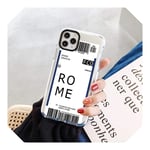 City Label Barcode Simple Letter Phone Case For iPhone X XS 11 Pro Max XR 6S 6 7 8 Plus New SE 2020 SE2 Silicon Clear Shockproof-Kbb-kddrome-For iPhone New SE 2