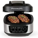 Power XL Grill Air Fryer Combo - Large 5.7L Capacity - 12-in-1 Electric Multicooker - Air Fry, Slow Cook, Steam, Saute, Grill, Bake, Roast, Rice Cooker, Simmer, Sous Vide, Fry & Keep Warm - Non-Stick