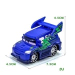 DJ de couleur Voitures Pixar Cars 51 Cruz Ramirez, thème de peinture en aérosol 1:55, modèle de voiture en al
