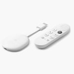 Google Chromecast 4:e Gen med Google TV + Fjärrkontroll med röststyrning