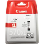 Cartouches d'encre Canon PGI-570XL Cartouche BK Noire XL (Pack plastique) 81853