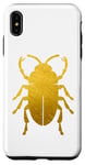 Coque pour iPhone XS Max Art Golden Wild Beetle pour hommes, femmes et enfants