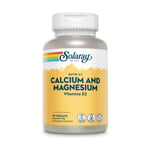 Solaray Calcium-Magnesium with Vitamin D2 - 2:1 Ratio - 90 VegCaps