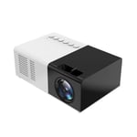 UNIVIEW LED Mini Projector，Support HDMI, AV, VGA, USB, and Micro SD input for Cell Phone Multimedia Home Theater (Color : Black)