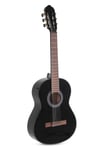 Husets Gitarr 3/4 Svart Nybörjargitarr