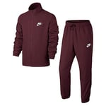 Nike Men M Nsw CE TRK Suit WVN Basic Tracksuit - Night Maroon/White, 2X-Large