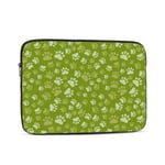 Laptop Case,10-17 Inch Laptop Sleeve Carrying Case Polyester Sleeve for Acer/Asus/Dell/Lenovo/MacBook Pro/HP/Samsung/Sony/Toshiba,Dog Paw Green 17 inch
