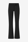 Gina Tricot - Byxor Low Waist Jersey Trousers - Svart
