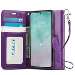 J&D Case Compatible for Samsung Galaxy S21 Case, RFID Blocking Wallet Case, Slim Fit Heavy Duty Protective Flip Cover with Card Slots for Galaxy S21 Wallet Case, Not for Galaxy S21 Ultra/S21+/S21 Plus