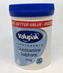 BIG 90 TABLETS Valupak Glucosamine Sulphate 500 mg JOINT CARE KNEE HIP CARTILAGE