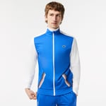 Sweatshirt zippé homme Lacoste Tennis indémaillable Taille 3XL Bleu/blanc/bleu