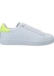 Emporio Armani EA7 Trainers Classic Sneakers White Yellow Size UK 11 US 11.5 New