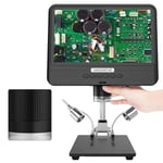 Digitaalinen mikroskooppi, 85 tuuman säädettävä LCD-näyttö, 1080P juotosvälineet, 260X, AD208 (8,5 tuumaa)