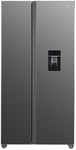 Bush MSBSWTDX23E American Fridge Freezer - Silver