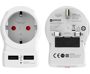 SKROSS Country Travel Adapter - Europe to UK USB