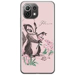 ERT GROUP Coque de téléphone Portable pour Xiaomi 11 Lite 4G/5G Original et sous Licence Officielle Disney Motif Flower Skunk 001, Coque en TPU