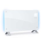 Convector Heater with Thermostat Timer 2000/1000 W 40m² Convection Heater White