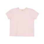 Copenhagen Colors Randig T-shirt Med Rufsiga Ärmar Ballerina Cream Stripe | Rosa | 116 cm
