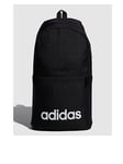 adidas Linear Logo Backpack - Black, Black, Men