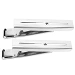 2x Kitchen Stainless Steel Microwave Oven Bracket Sturdy Foldable Stretch UK REL