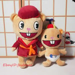 2 Pcs Happy Tree Friends Pop&Cub Stuffed Doll Bear HTF Anime Plush Toys Present