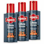 Alpecin Anti Hair-Loss Shampoo C1 for Men with Caffeine Regrowth Set 3x 250ml