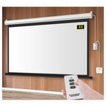 ALDS Home Theater 60" Projector Screen Portable Electric Projection Screen 160°Viewing Movie Screens 4:3 4K Fast Assembly Design (with remote control)