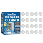 20-pack diskmaskinsrengöringstabletter Inbyggd diskmaskin för diskmaskin speciell dekontaminering och avfettningsrengöringstabletter