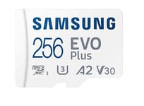 Samsung EVO Plus microSD minneskort - 256GB