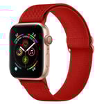 Apple Watch Series 9 41mm Armband i resår, Röd