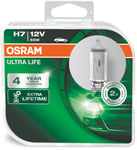 Osram Ultra Life - Pære H7 55W 12 V 2-pakning