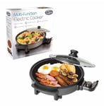 Quest 40cm Multi-Function Electric Cooker with Lid / Non-Stick Electric Pan