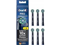 Oral-B Tillbehörsborstar Svart Procrossaction Cleanmaximizer6st (860229)