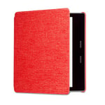 Kindle Oasis Water-Safe Fabric Cover, Red — Compatible with 9th (2017 release) and 10th generation (2019 release)