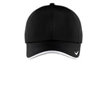 NIKE Unisex's Golf-Dri-fit Swoosh Perforated Cap, Black Hat, One Size