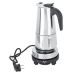 HG (EU Plug 220-240V)450ml Stainless Steel Electric Stove Coffee Pot Maker