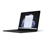 Microsoft Surface Laptop 5 Super-Thin 13.5 Inch Touchscreen Laptop - Black - Intel EVO 12th Gen Core i5, 8GB RAM, 512GB SSD, Windows 11 Home, UK plug, 2022 Model