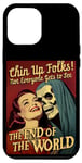 Coque pour iPhone 14 Pro Max 1950s Horror Comic Chin Up Folks Not Everyone Gets To See...