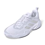 adidas Femme Barricade W Shoes-Low, FTWR White/Silver Met./Grey One, 44 EU