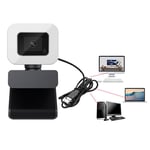 2K Streaming Webcam USB Autofocus HD Web Camera With Mic Touch Light For Gam SLS