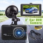 JSX 140 Degree Wide Angle Dash Camera, Car Camera HD 1080P 3.0 Inch Dash Cam Driving Recorder Loop Record Car Dvr Camera Dashcam