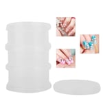 3 Layers Nail Decoration Sequence Organize Box Transparent Empty Nail Art St RHS