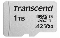 TRANSCEND 1TB MICROSD W/ ADAPTER UHS-I U3 A2 (TS1TUSD300S-A)