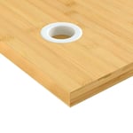 Bordplade til skrivebord 100x60x2,5 cm bambus