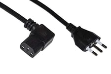 FSKE® 1.5M Cable Alimentation PC Tripolaire CEE7 Schuko vers IEC 320 C5,  3Pin AC Cordon de Trèfle, 10A-16A 250V pour Chargeurs pour Ordinateur  Portable, Scanners, Imprimantes : : Informatique
