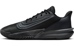 Nike Men's Precision VII Basketball Shoe, Black/Anthracite, 10 UK