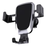 Smartphonehållare för bil ventilationsgaller - Svart/silver