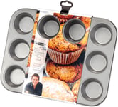 STELLAR JAMES MARTIN NON-STICK 12 CUP MUFFIN/CUPCAKE PAN