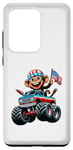 Coque pour Galaxy S20 Ultra Patriotic Monkey 4 juillet Monster Truck American