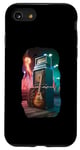 Coque pour iPhone SE (2020) / 7 / 8 Ampli de guitare artistique psychédélique au design cool à bascule